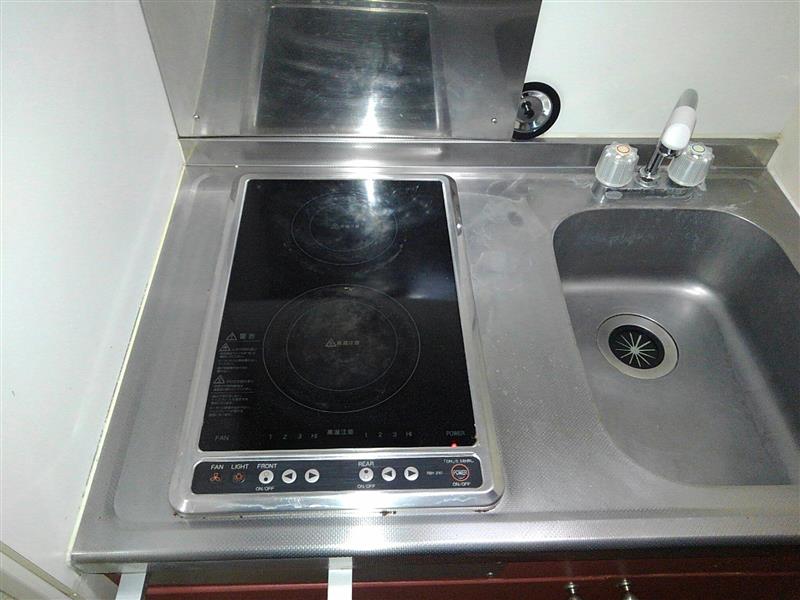 レオパレスシュベリュール あったまり早い電気調理器2口