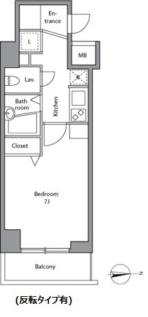 レジディア上落合3階 間取り