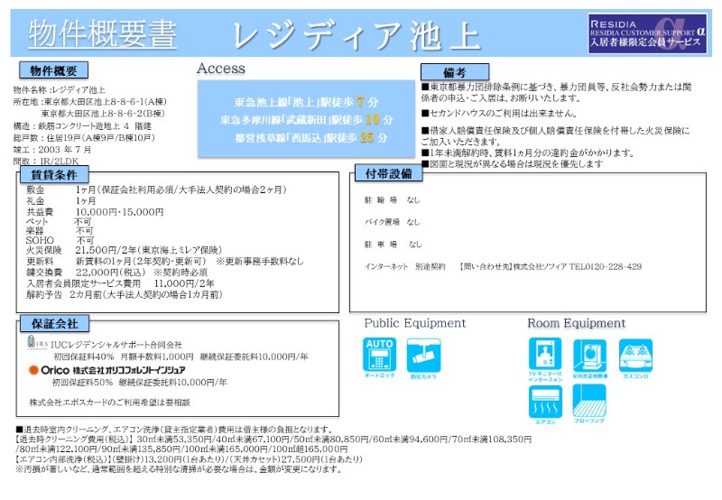 レジディア池上B棟4階 部屋その他