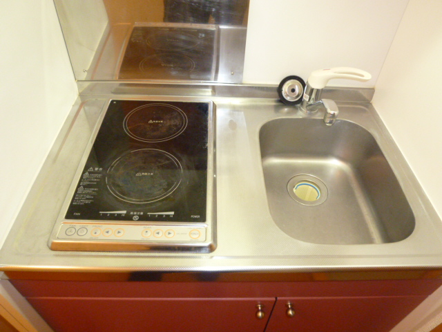 レオパレスアネックス210号室 2口電気コンロ