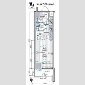 MAXIV CROS高島平MIRAIS101号室 間取