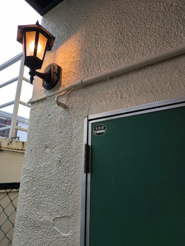 キュリアス本厚木 エントランスにライト設置