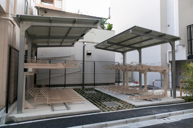 プラウドフラット森下Ⅳ402号室 駐輪場