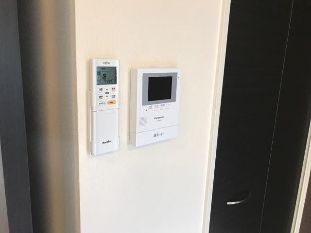 川口市大字安行領根岸　アパート新築工事202号室 カメラ付インターホン（イメージ）