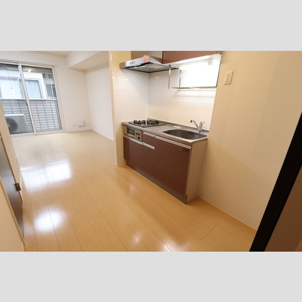 アリエッタ201号室 2口ガスコンロ付システムキッチン