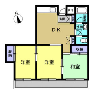 LAZ luminosa.yokohama202号室 間取