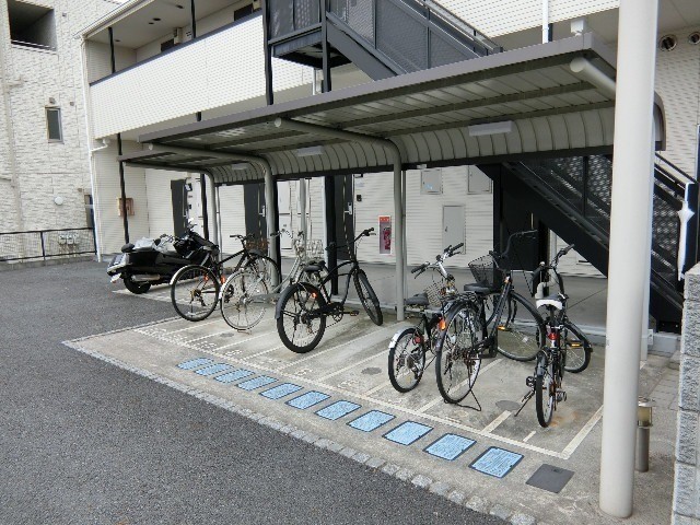 A Brezza江北1階 駐輪場