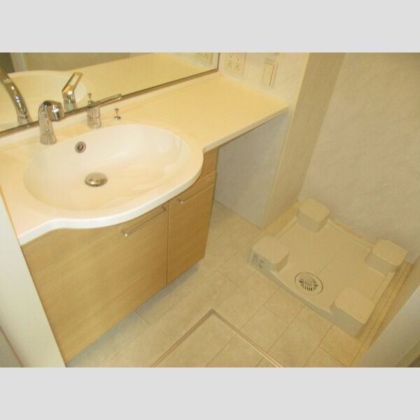 チェリーハイム　A棟 洗髪洗面化粧台、室内洗濯機置場