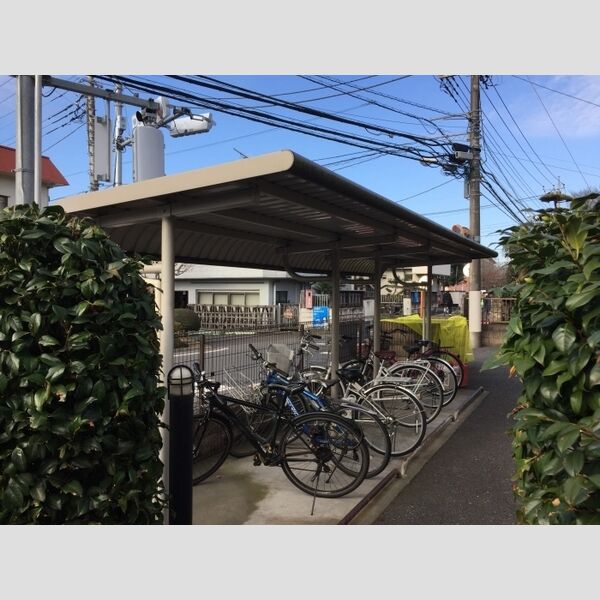 パルフラットM 屋根付駐輪場