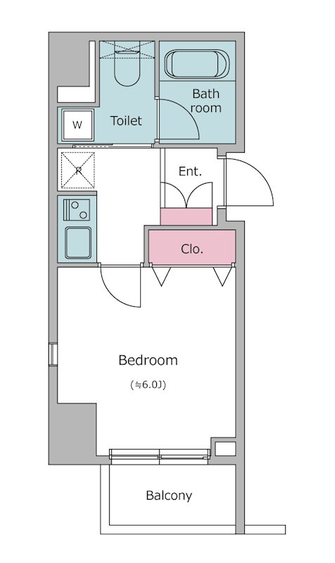 レジディア文京本郷Ⅱ11階 間取り