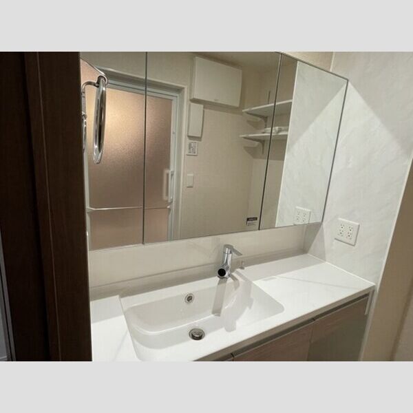 ハイクレスト203号室 洗面所　洗髪洗面化粧台