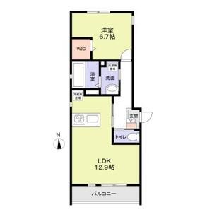 Hanamizuki202号室 間取