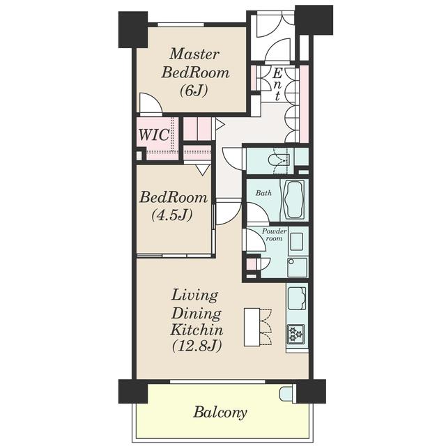 クリオ湘南茅ヶ崎8階 間取