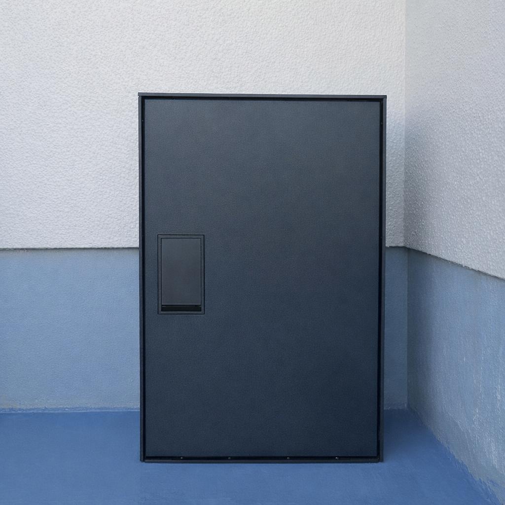 北欧andフレンチのデザイナーズリノベ戸建 鍵付の宅配ボックス設置済みでいつでも荷物が受け取れます。