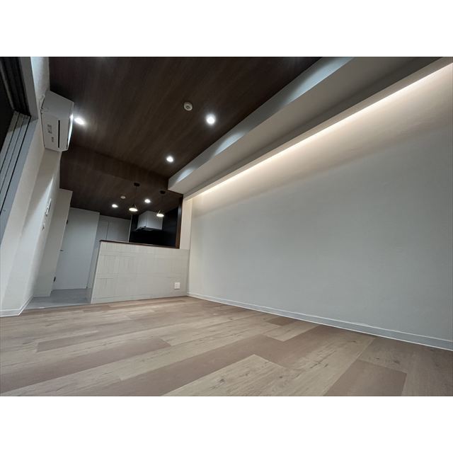 白金台アパートメント リビング