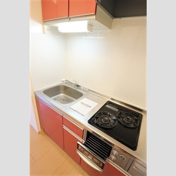 メゾン・ド・エヴァ ガスコンロ2口　グリルも付いてます