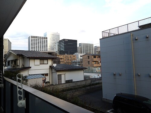 ポレスター大宮桜木町2階 バルコニーからの眺望　※2025年2月の写真