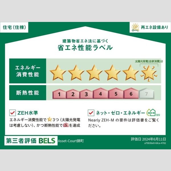 Asset-Court錦町103号室 BELSマーク(住棟)