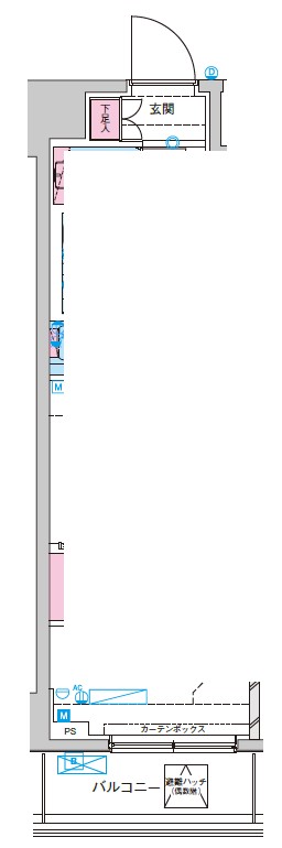 GENOVIA鐘ヶ淵0511号室 間取