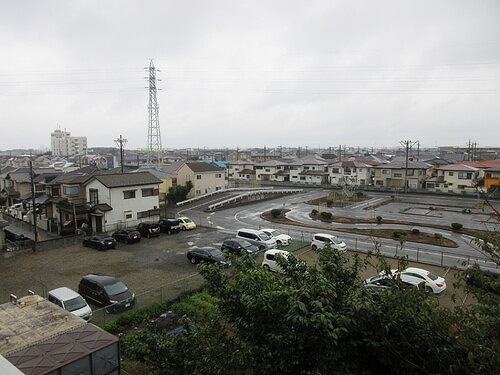 テレパレス船橋三咲Ａ棟4階 バルコニーからの眺望　※2025年10月撮影