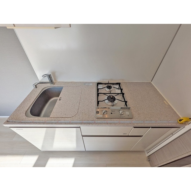 ブラウ住吉0606号室 シンク・コンロ