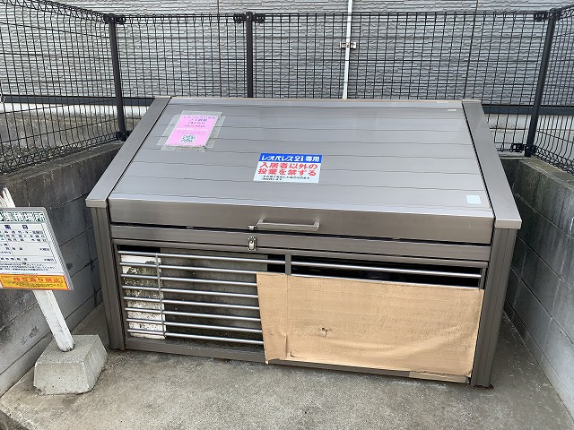 レオパレスひなた208号室 ごみ集積場