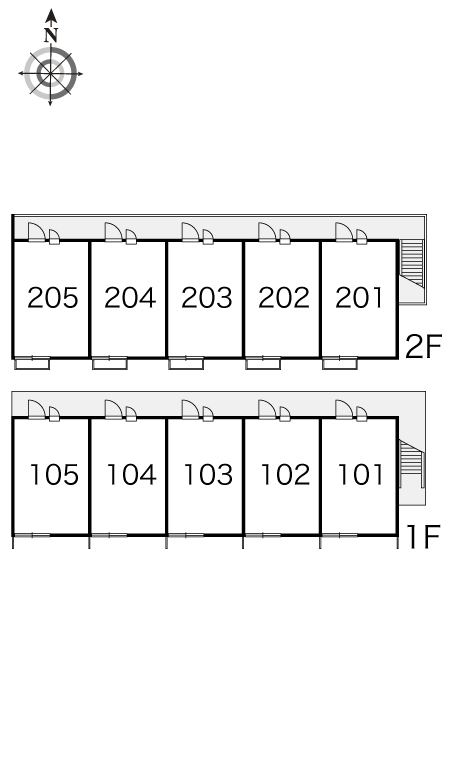 レオパレスグランドソレーユ・ジュン202号室 部屋その他