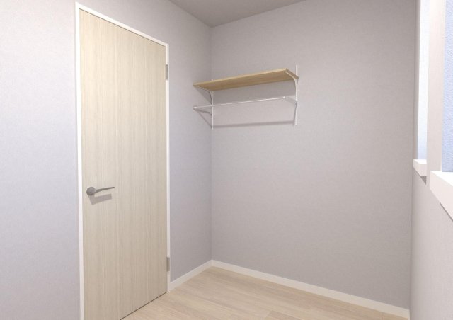 MOK-TERRACE　AOI01号室 ワークスペースにも、子供部屋にも、３階洋室。　可動オープン棚