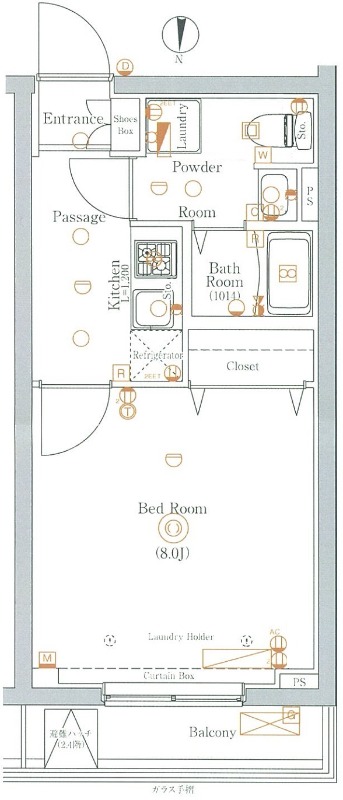 Refays　XEBEC　西永福3階 間取