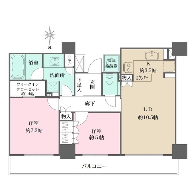 ニューシティ東戸塚タワーズシティＢｅタワー2901号室 間取
