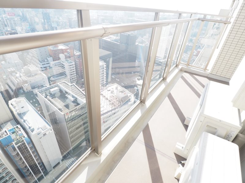レジディアタワー目黒不動前27階 バルコニー