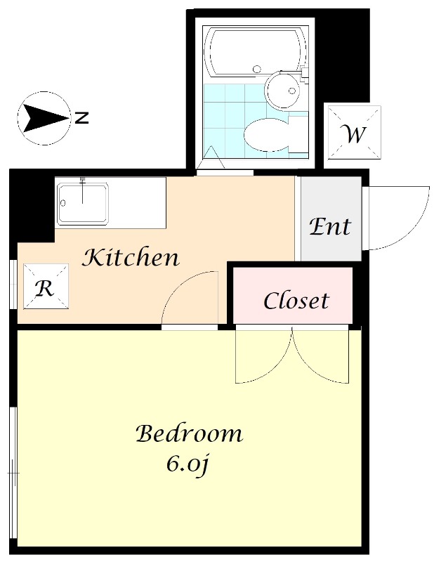 大小原ビル4階 間取