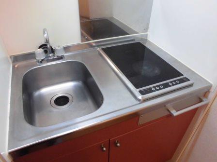 レオパレスクンプウ 電気コンロ