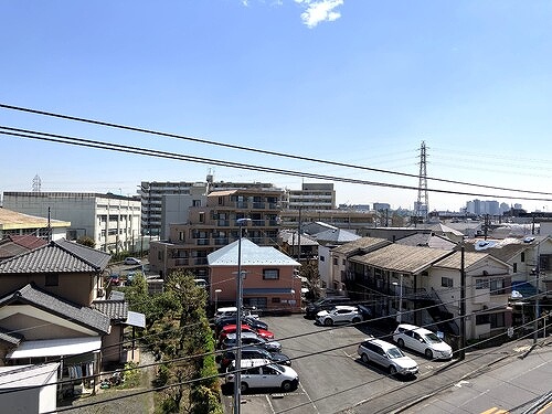 ハイホーム川崎平間ＪＰ4階 バルコニーからの眺望　※2025年4月撮影