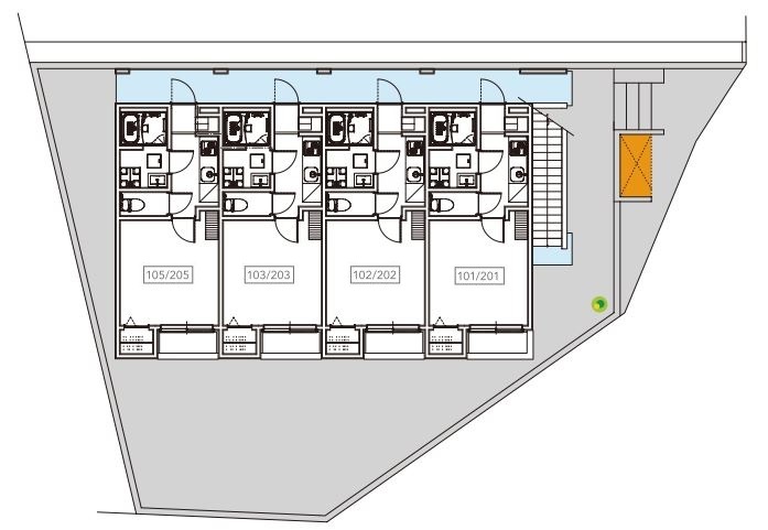 アレーゼ津田沼1階 部屋その他