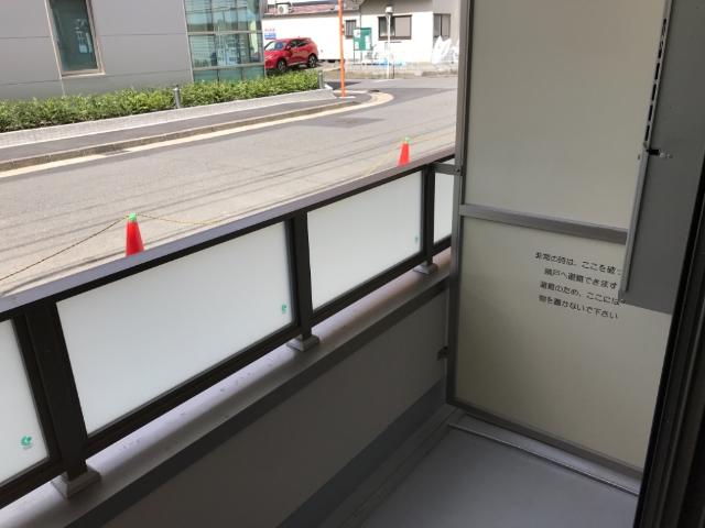 オークプレイス101号室 ベランダ