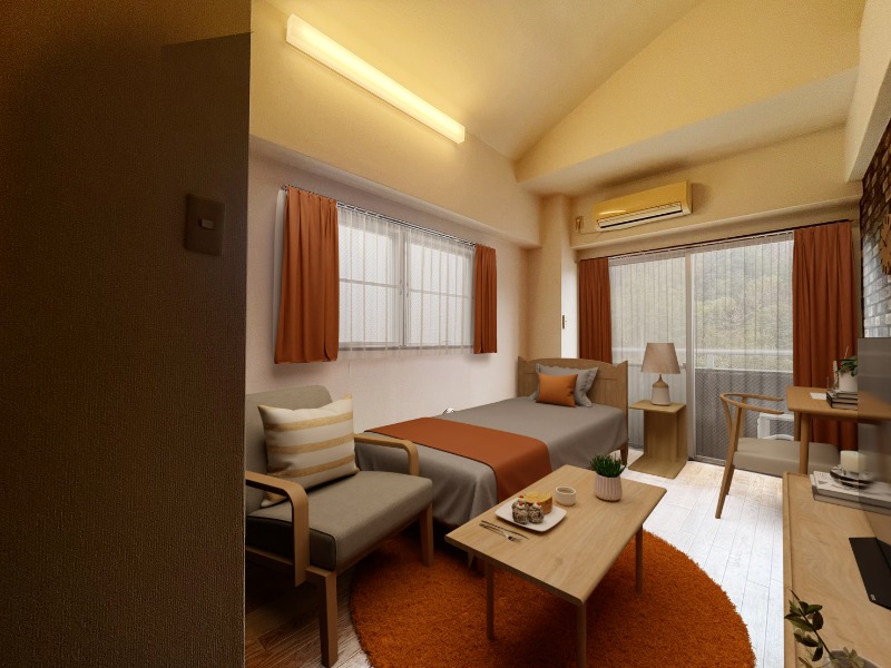 ジュネス南大沢4階 ※家具のレイアウトイメージ