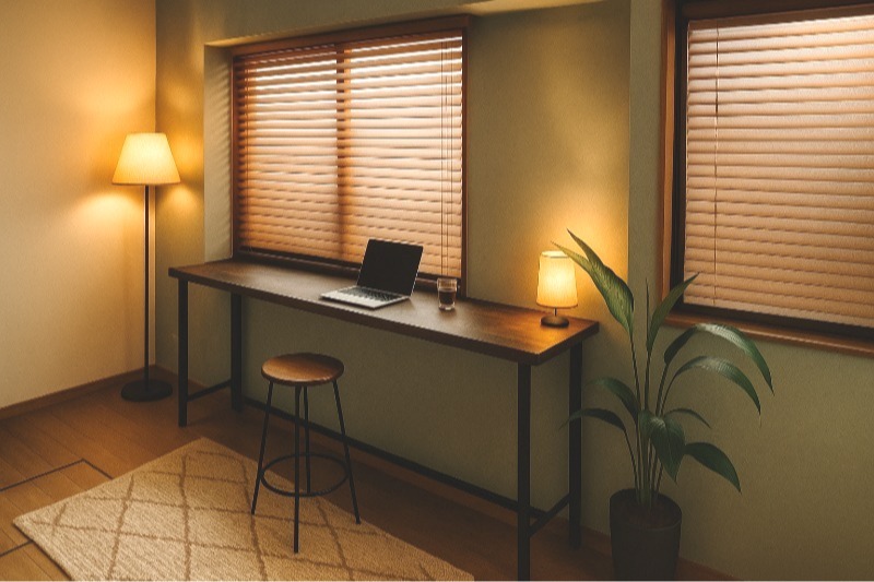 北中沢２丁目貸家 リビングにカウンターを置くのもいいですね（イメージ）