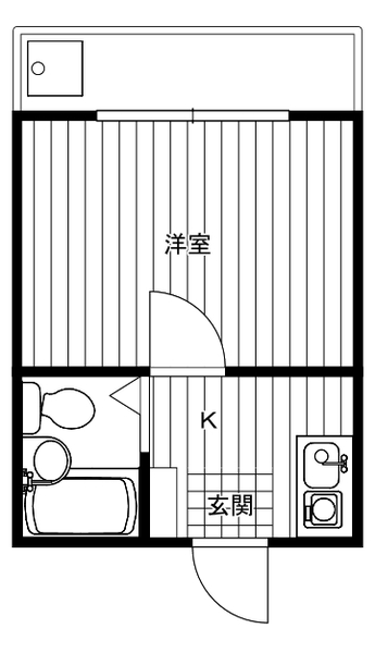メゾン・リー102号室 間取