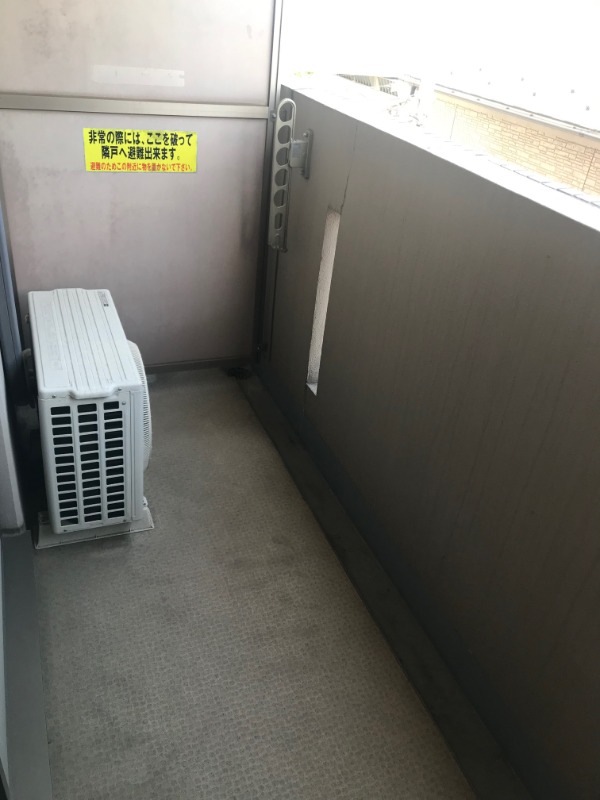 ローズガーデンカスタリア(K-140)3階 バルコニー