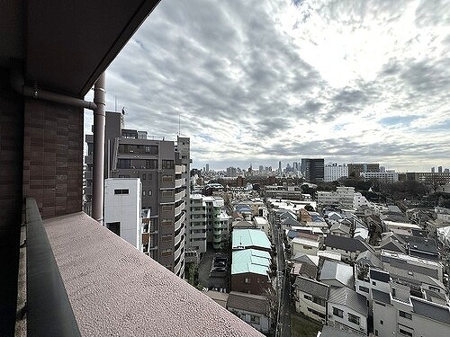 ライオンズマンション目白13階 バルコニーからの眺望　※前回募集時2024年02月の写真