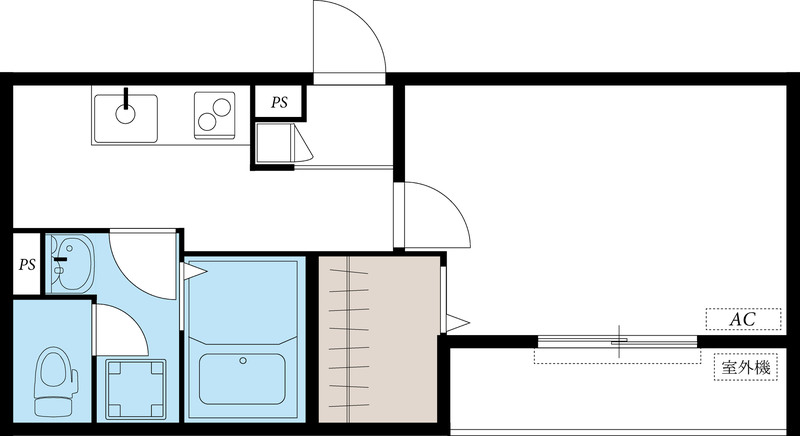 リブリ・にれの木1階 部屋その他