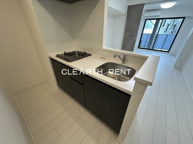 ＧＲＡＮ ＰＡＳＥＯ三宿3階 ガス２口システムキッチン