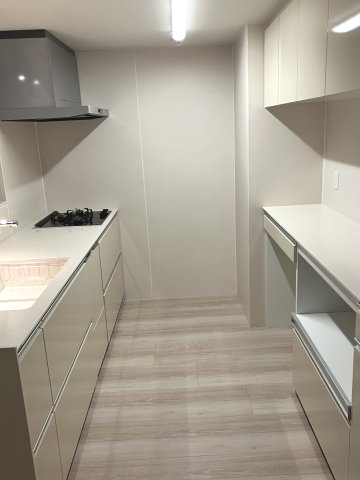 広尾アパートメント304号室 背面には収納も完備