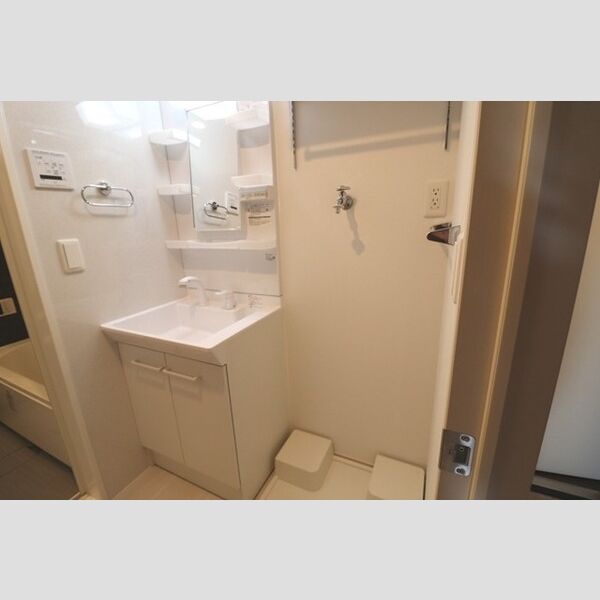 エクセレント ヒルズ302号室 洗髪洗面化粧台・洗濯機置き場