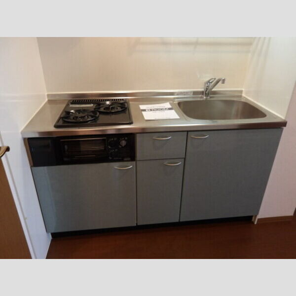 T・Kブラウン 2口ガスコンロ付システムキッチン