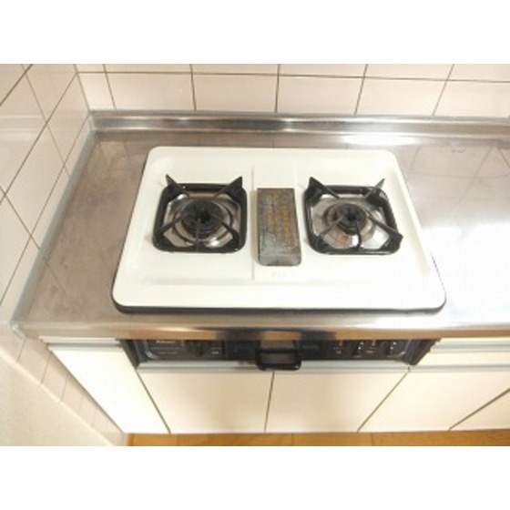 グリーンヒル蝉坂0202号室 ガスコンロ2口