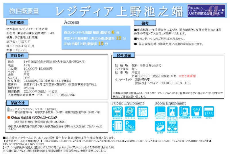 レジディア上野池之端5階 部屋その他