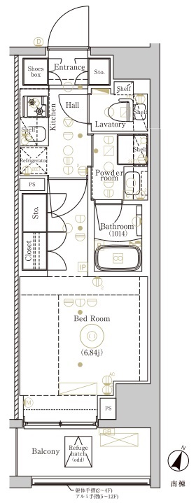 DIPS金町レジデンス912号室 間取