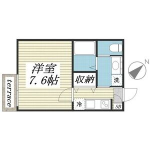 SOLEIL　PLAISIR0101号室 間取